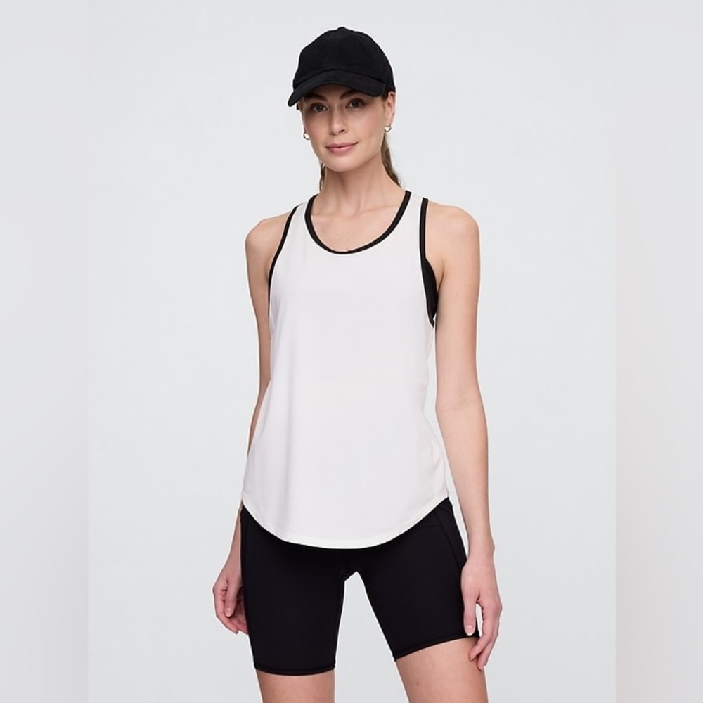NWT! 🏷️ GapFit Brushed Jersey Ringer Tank Top